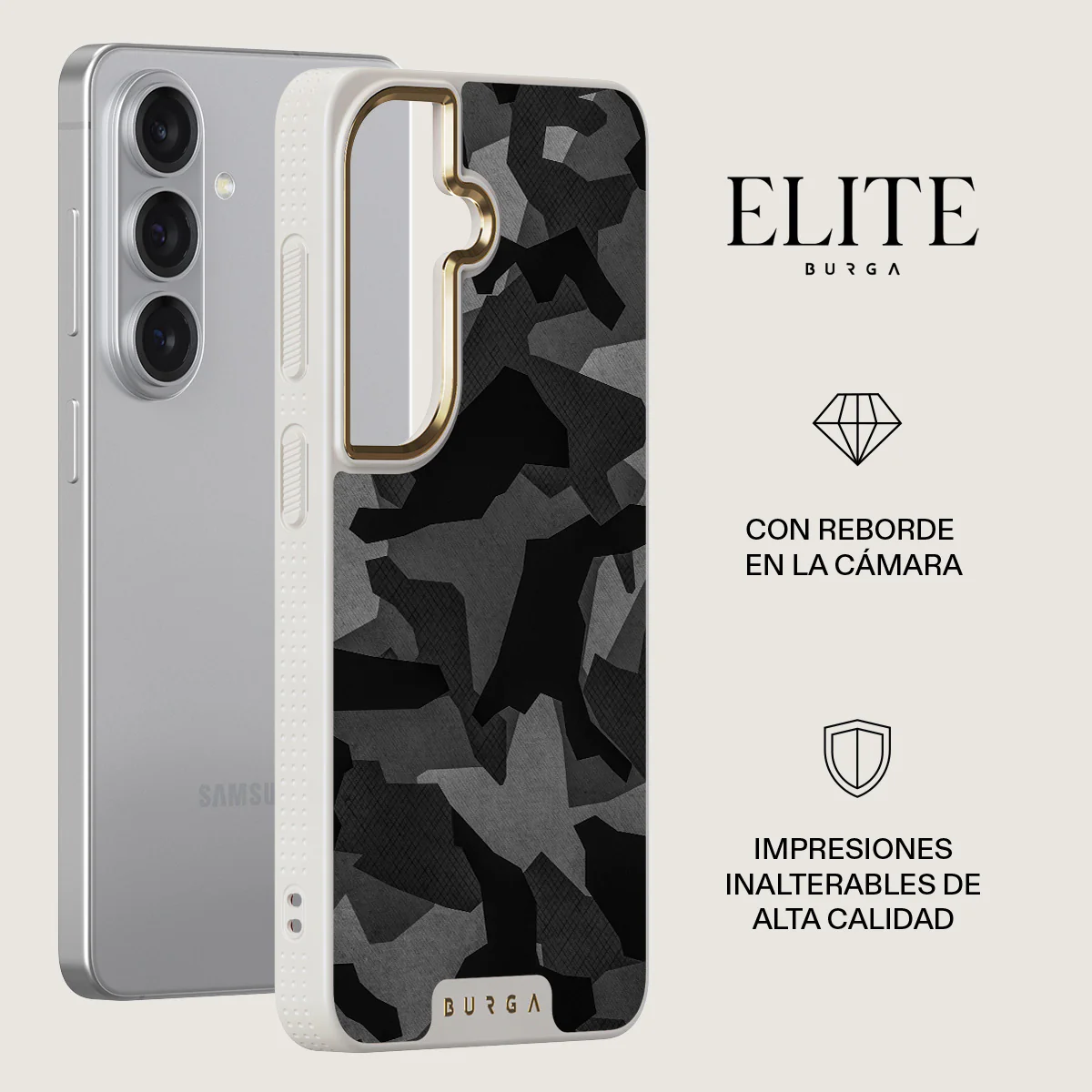Night Black Camouflage - Samsung Galaxy S26 Plus Funda - Image 27