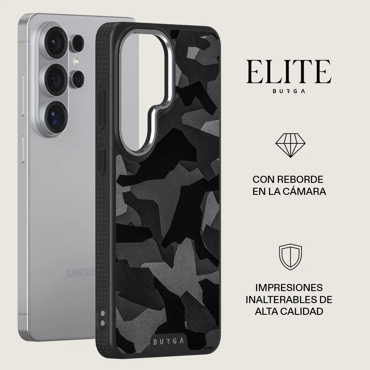 Night Black Camouflage - Samsung Galaxy S26 Ultra Funda - Image 20