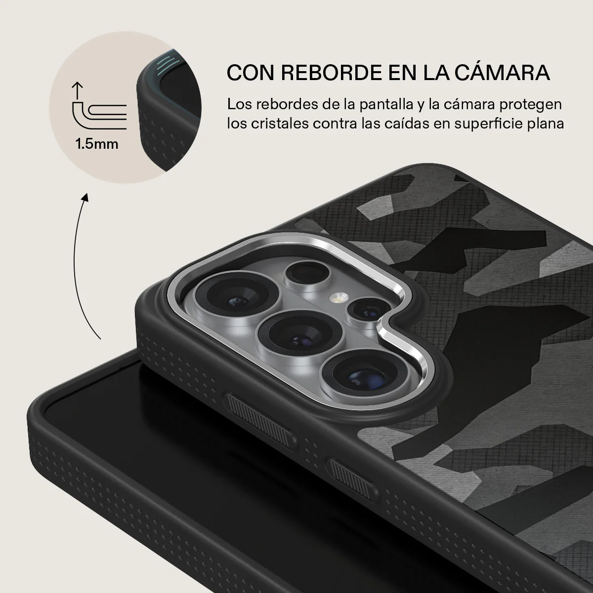 Night Black Camouflage - Samsung Galaxy S26 Ultra Funda - Image 22