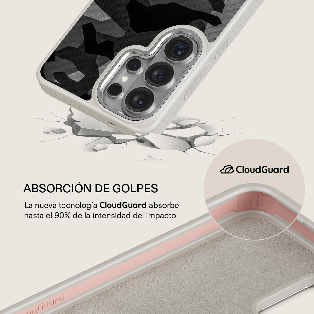 Night Black Camouflage - Samsung Galaxy S26 Ultra Funda - Image 35