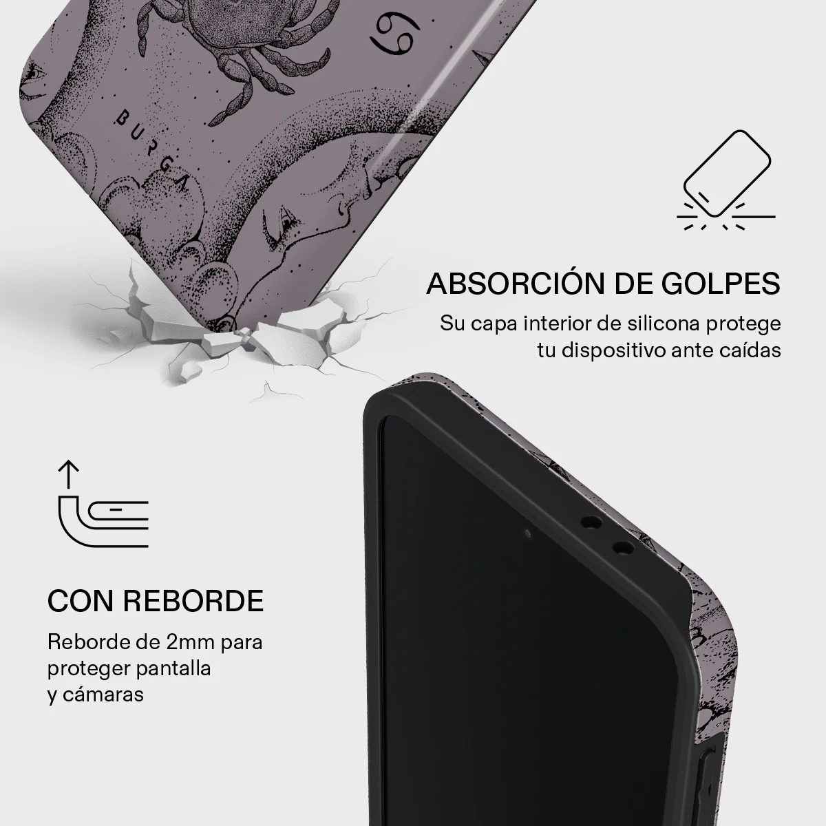 Cancer - Samsung Galaxy A37 5G Funda - Image 8