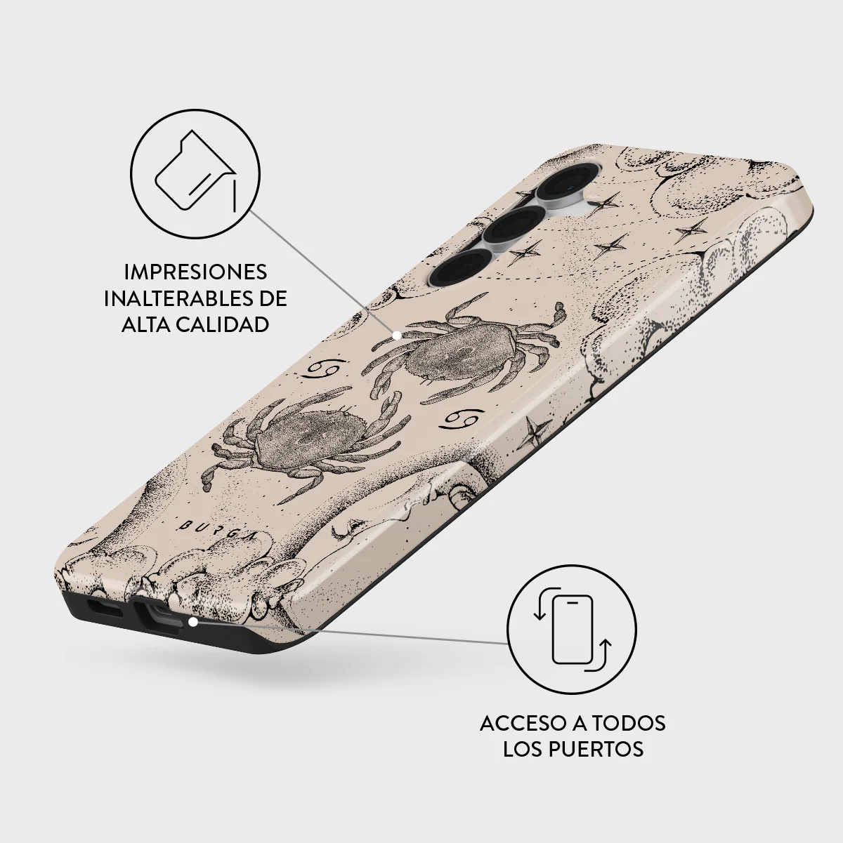 Cancer - Samsung Galaxy S25 FE Funda - Image 3