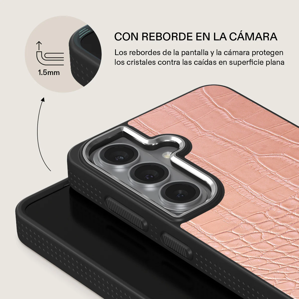Pink Croco - Samsung Galaxy S26 Plus Funda - Image 22