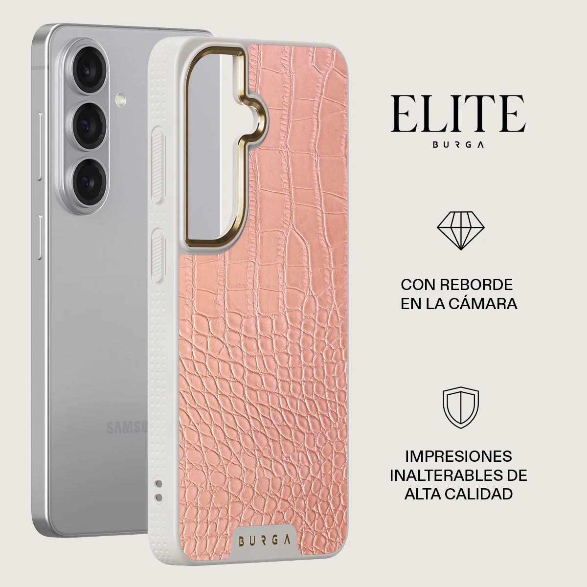Pink Croco - Samsung Galaxy S26 Plus Funda - Image 27