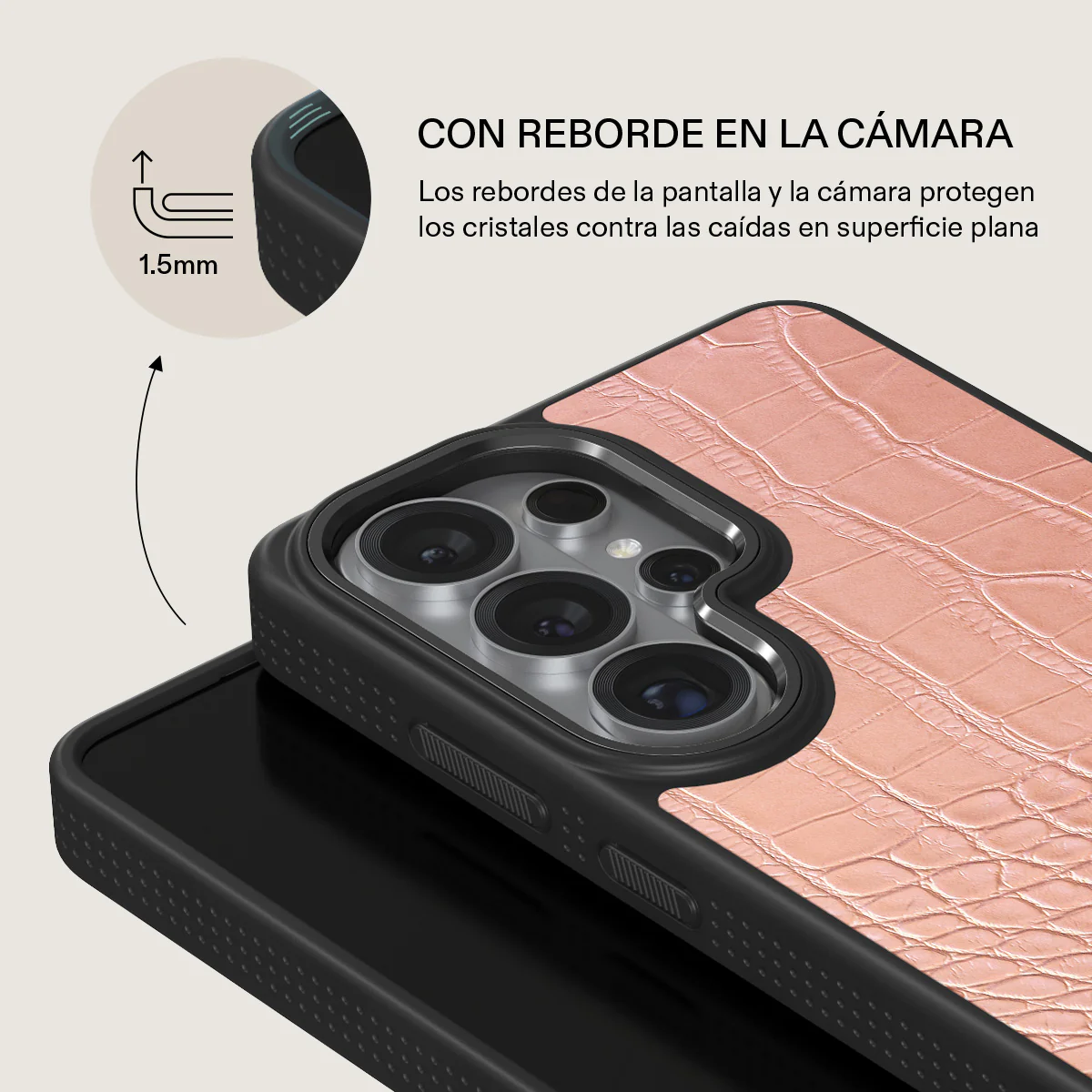 Pink Croco - Samsung Galaxy S26 Ultra Funda - Image 15