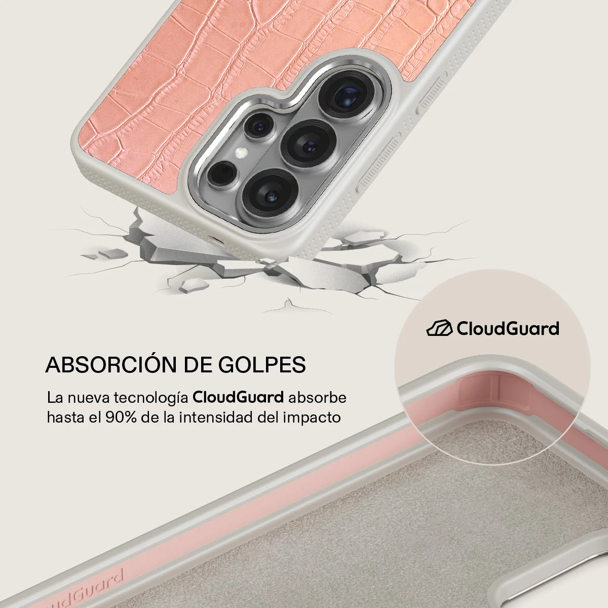 Pink Croco - Samsung Galaxy S26 Ultra Funda - Image 35