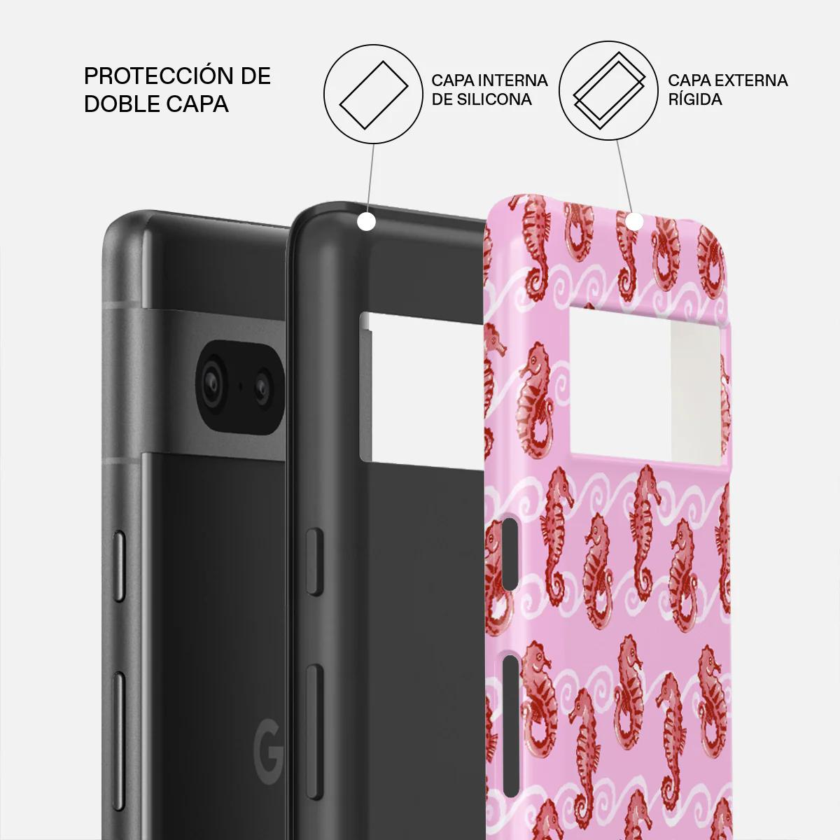 Coral Reef - Google Pixel 7a Funda - Image 2