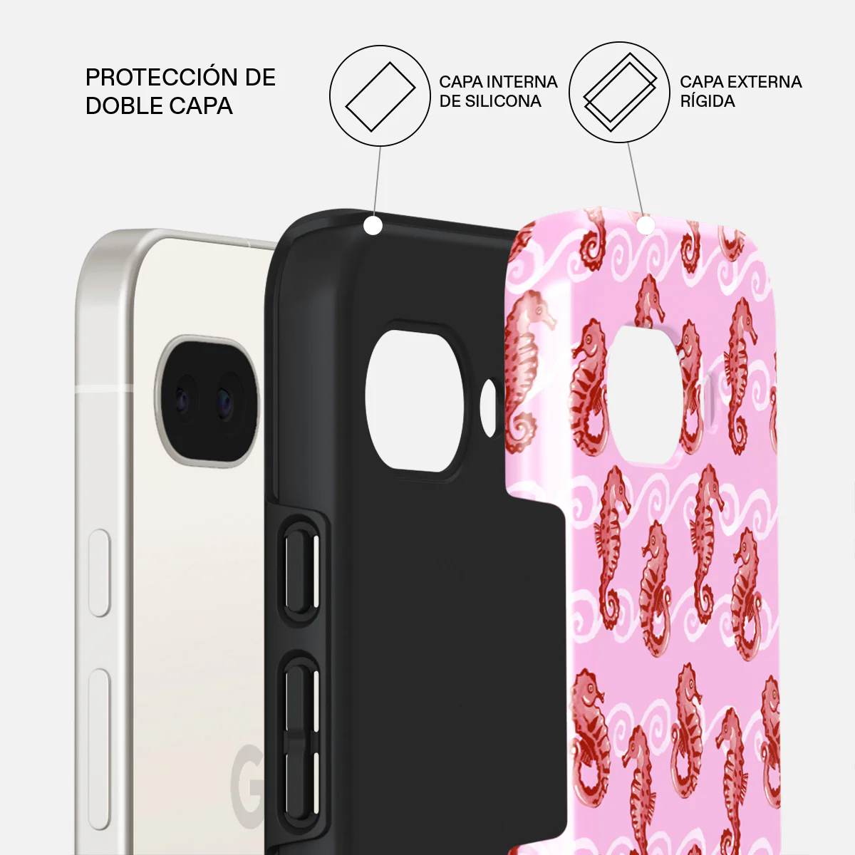 Coral Reef - Google Pixel 9a Funda - Image 2