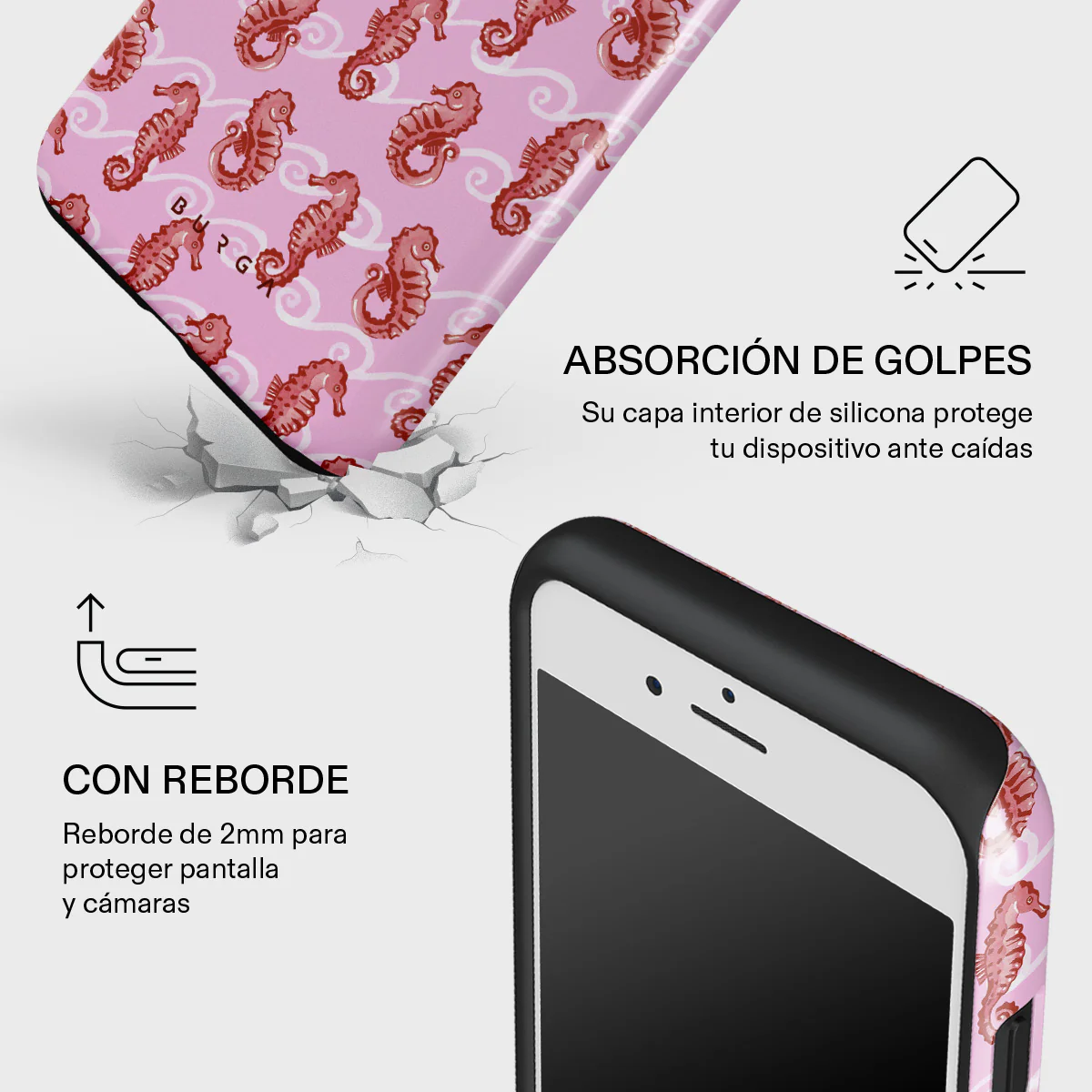 Coral Reef - iPhone SE (2022) Funda - Image 4