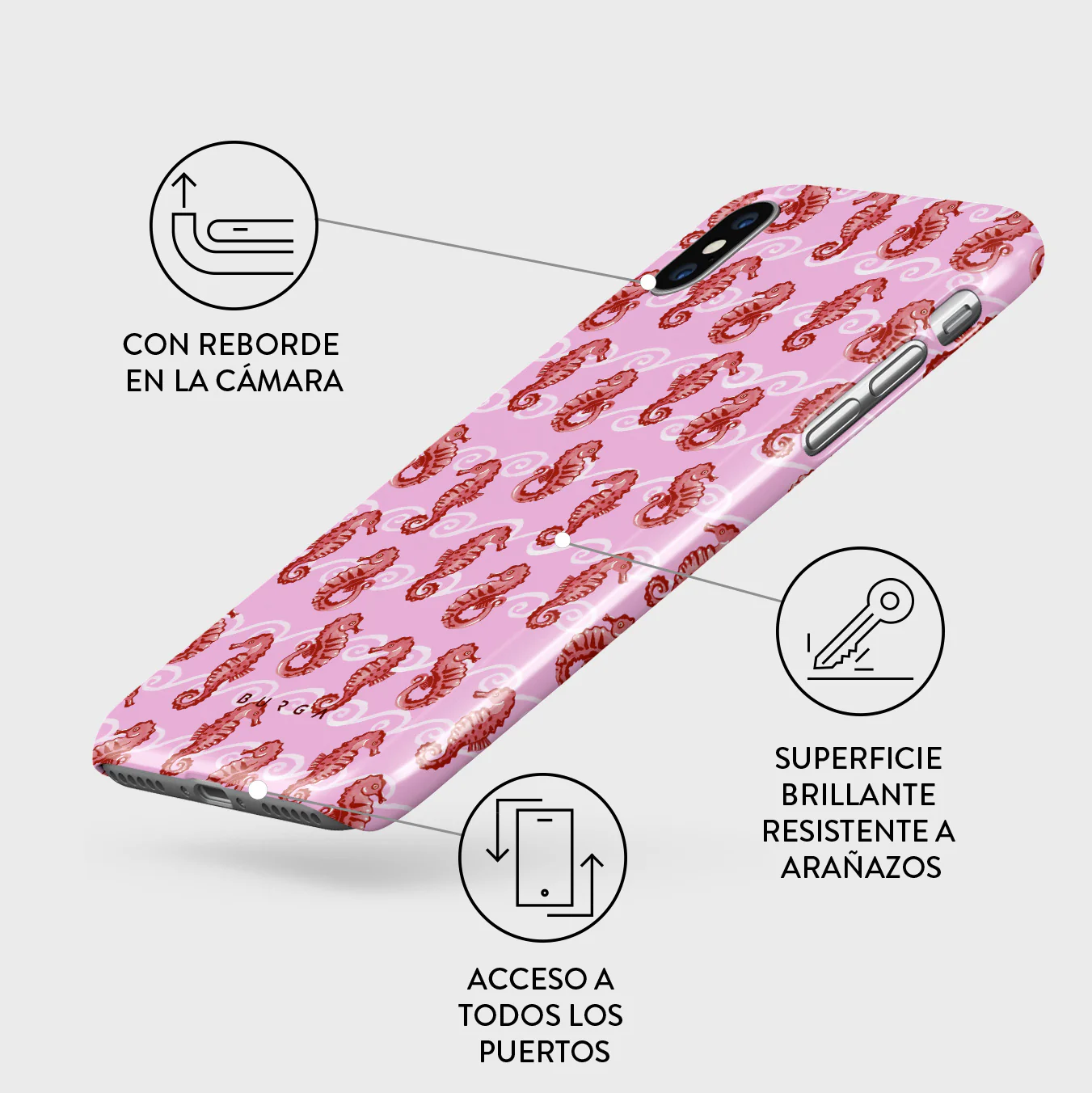 Coral Reef - iPhone X / XS Funda - Image 3