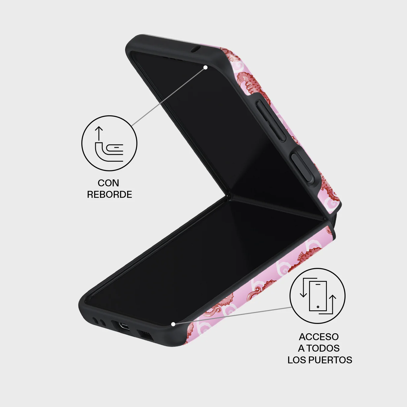 Coral Reef - Samsung Galaxy Z Flip 4 Funda - Image 9