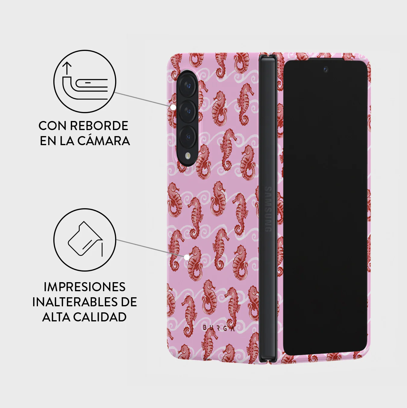 Coral Reef - Samsung Galaxy Z Fold 3 Funda - Image 3
