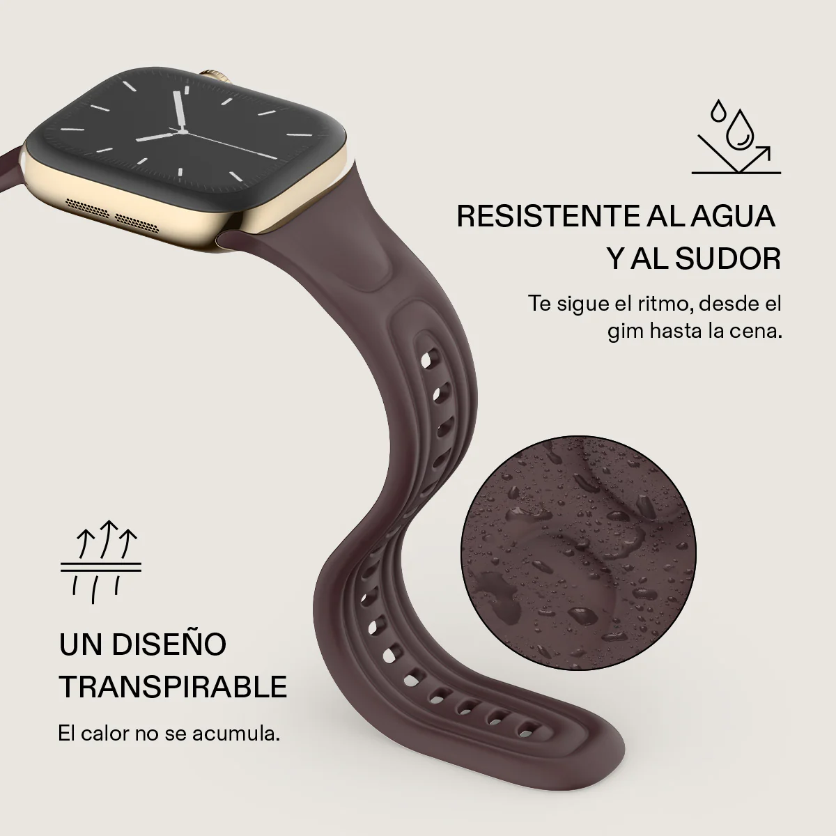 Correa de goma para Apple Watch - Cloud - Image 14