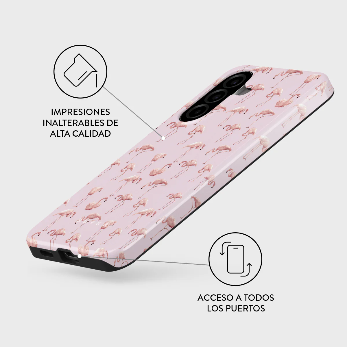 Nostalgic Pink - Samsung Galaxy A57 5G Funda - Image 3