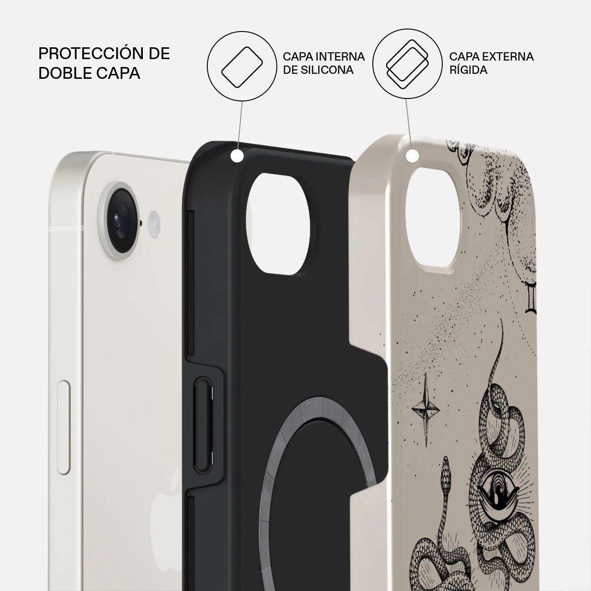 Gemini - iPhone 17e Funda - Image 2