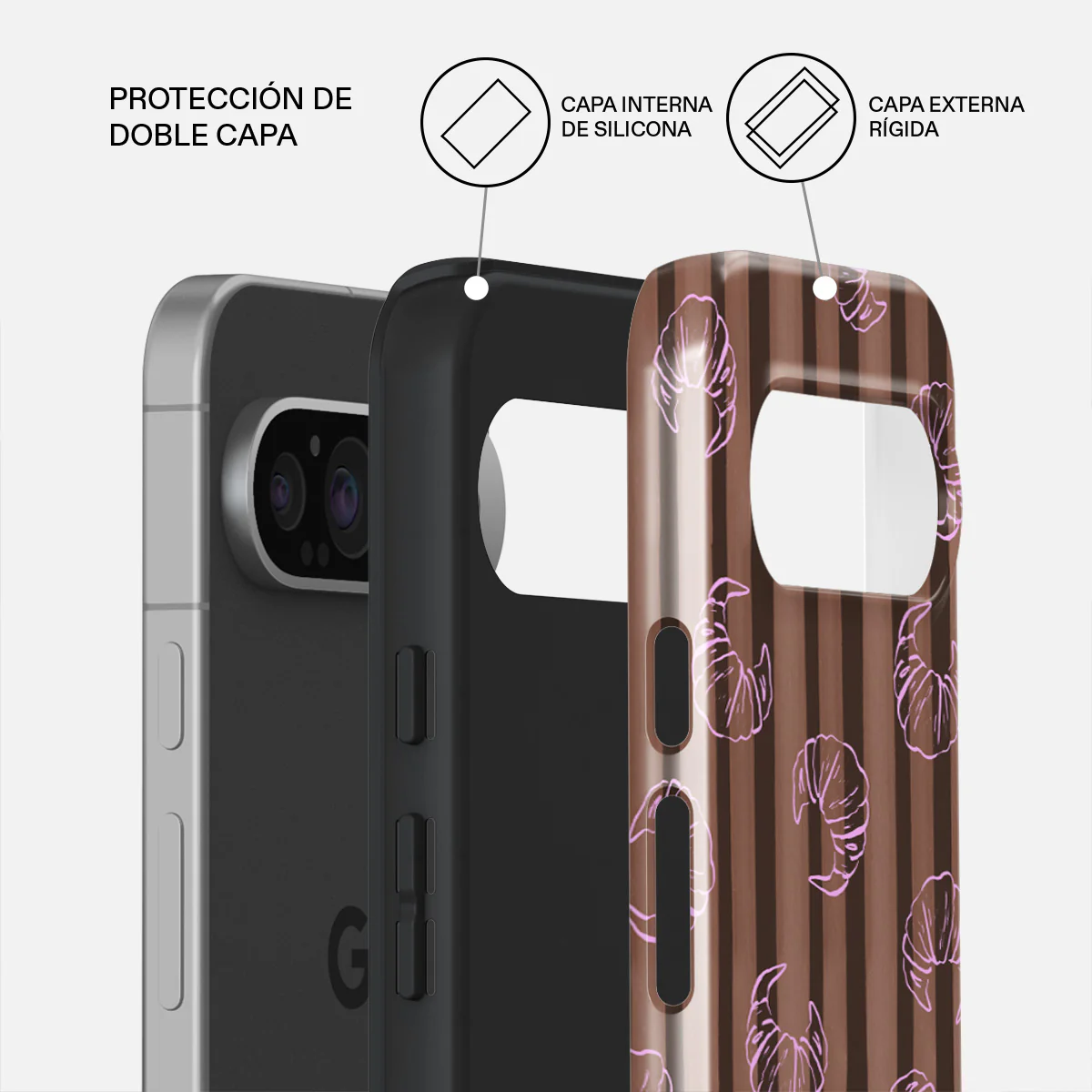 Girl Dinner - Google Pixel 9 Funda - Image 2