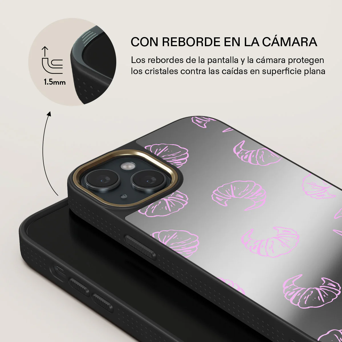 Girl Dinner - iPhone 15 Funda - Image 30