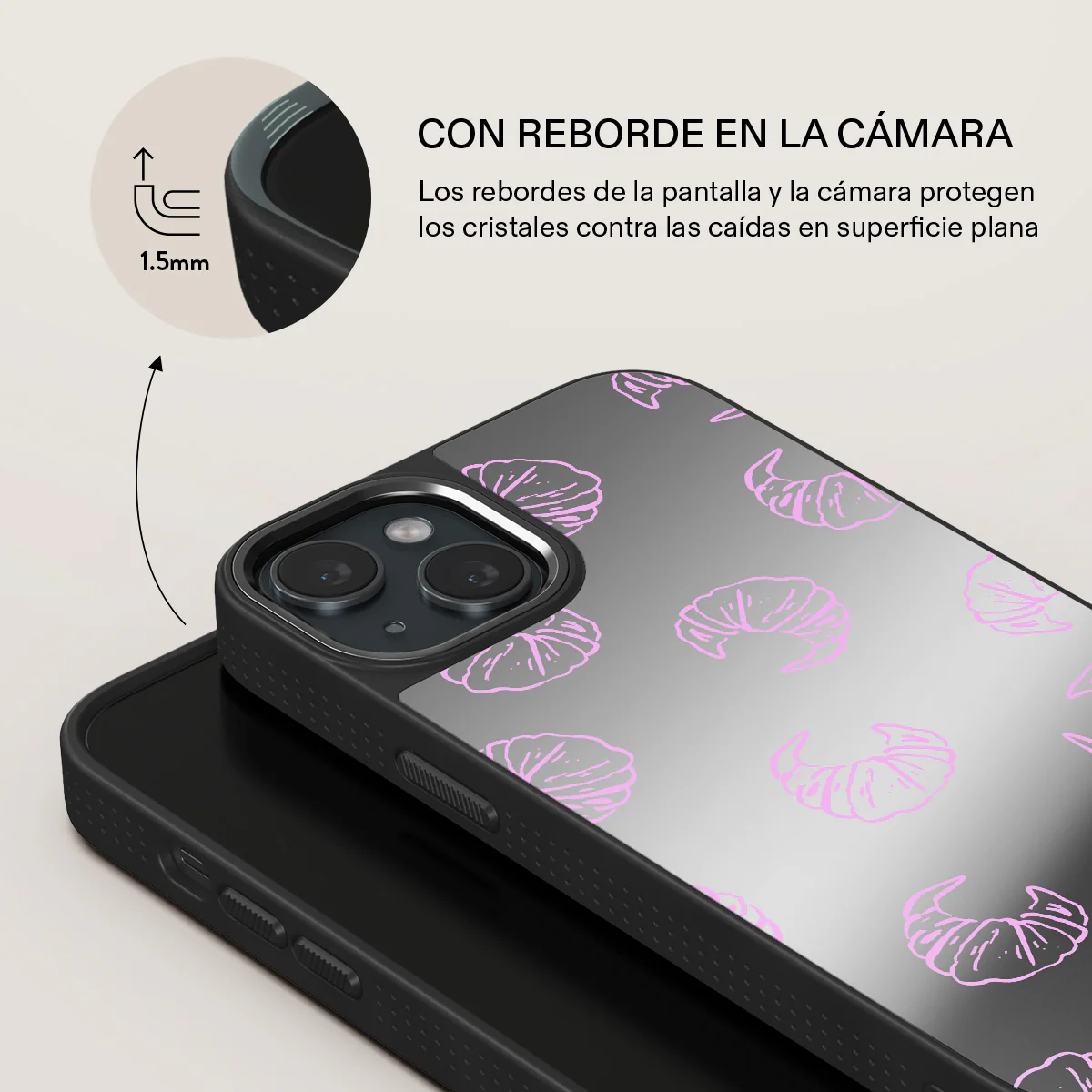 Girl Dinner - iPhone 15 Funda - Image 38