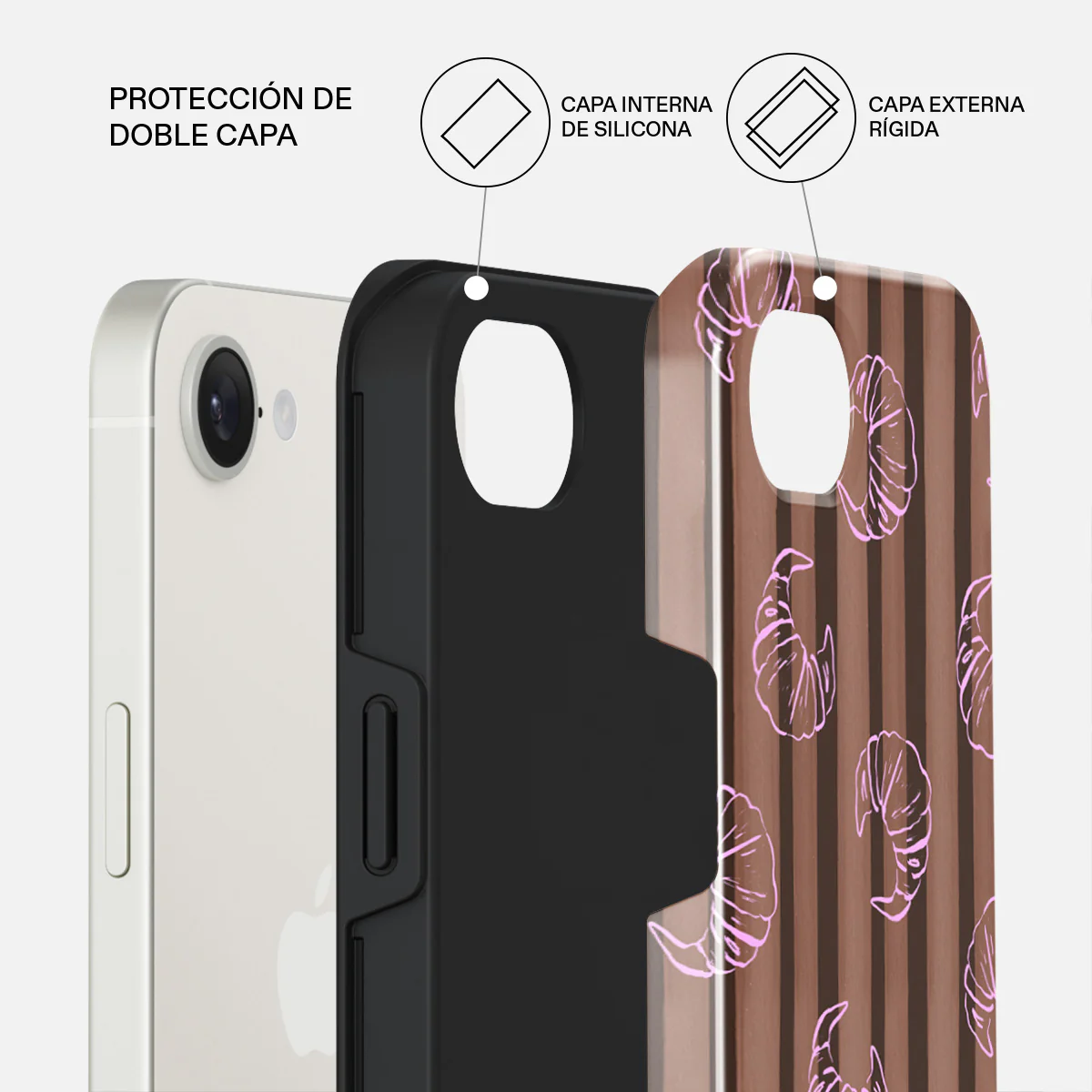 Girl Dinner - iPhone 16e Funda - Image 2