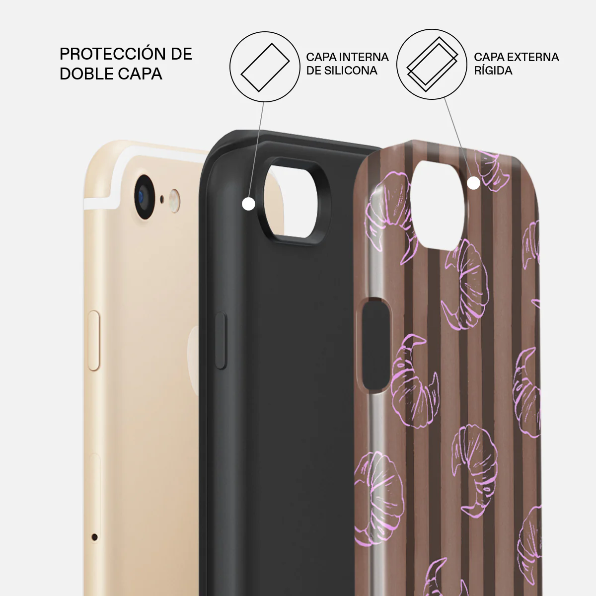 Girl Dinner - iPhone SE (2020) Funda - Image 6