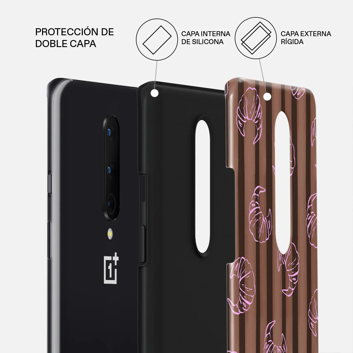 Girl Dinner - OnePlus 8 Funda - Image 2