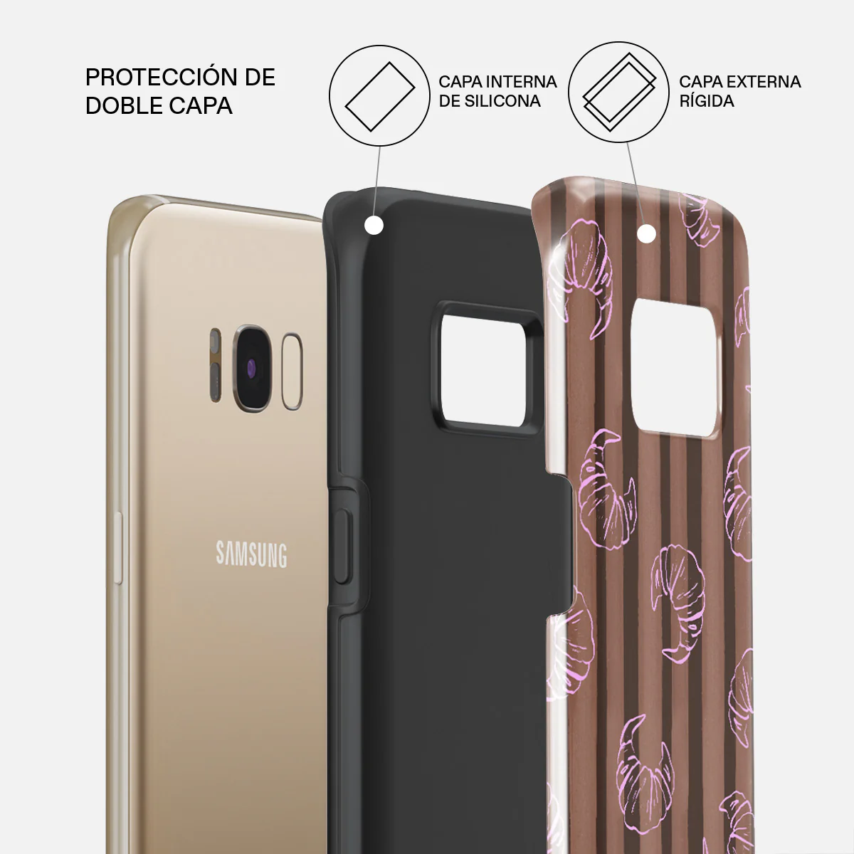 Girl Dinner - Samsung Galaxy S8 Funda - Image 6