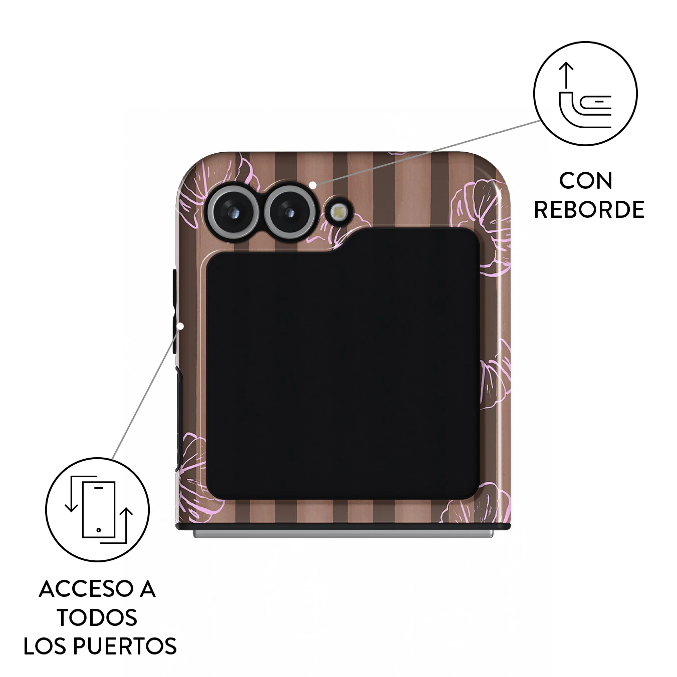 Girl Dinner - Samsung Galaxy Z Flip 6 Funda - Image 3