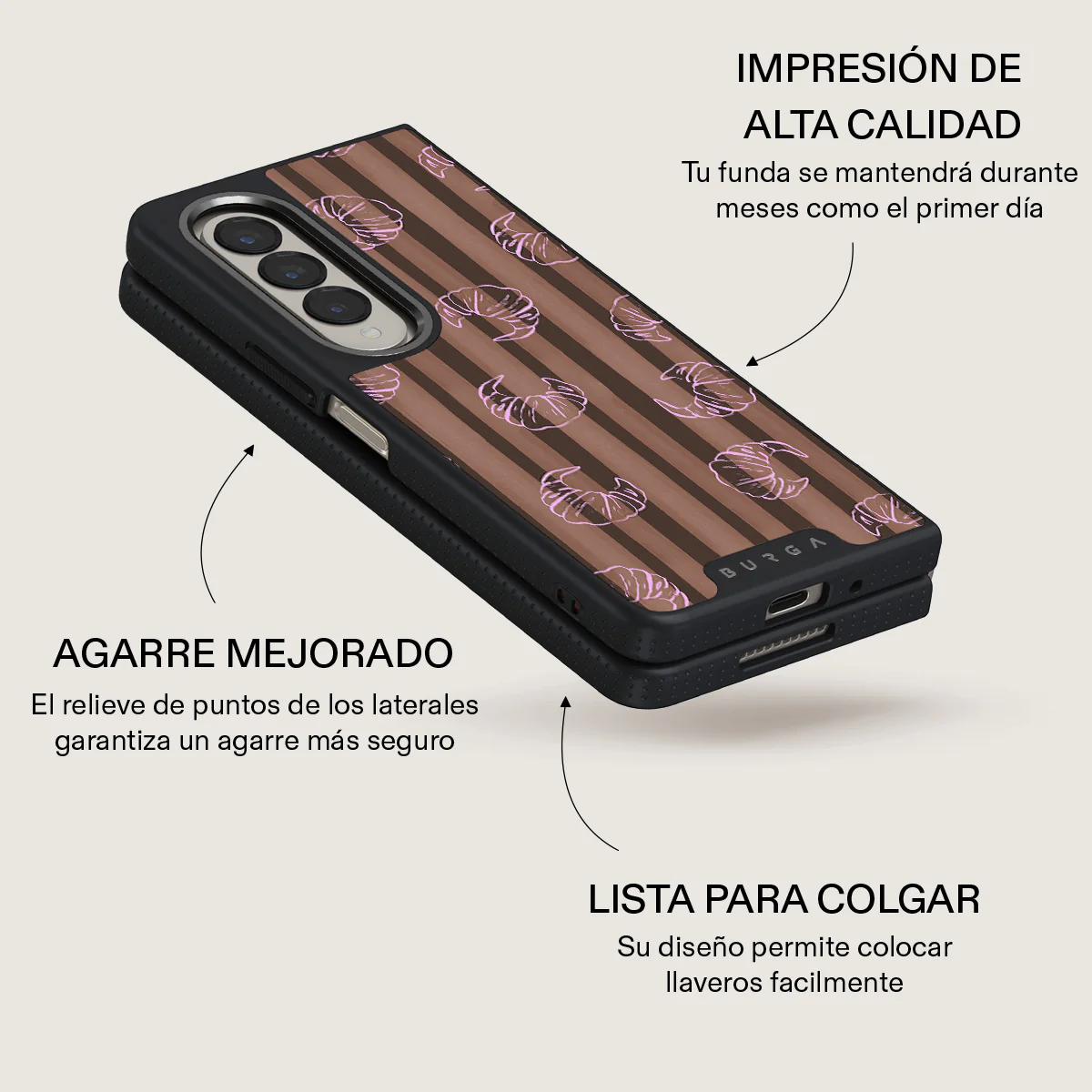 Girl Dinner - Samsung Galaxy Z Fold 4 Funda - Image 17