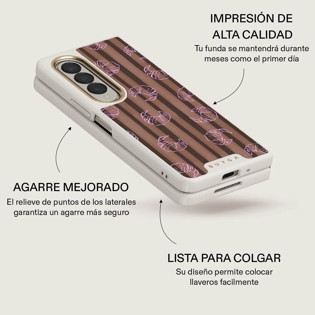 Girl Dinner - Samsung Galaxy Z Fold 4 Funda - Image 24