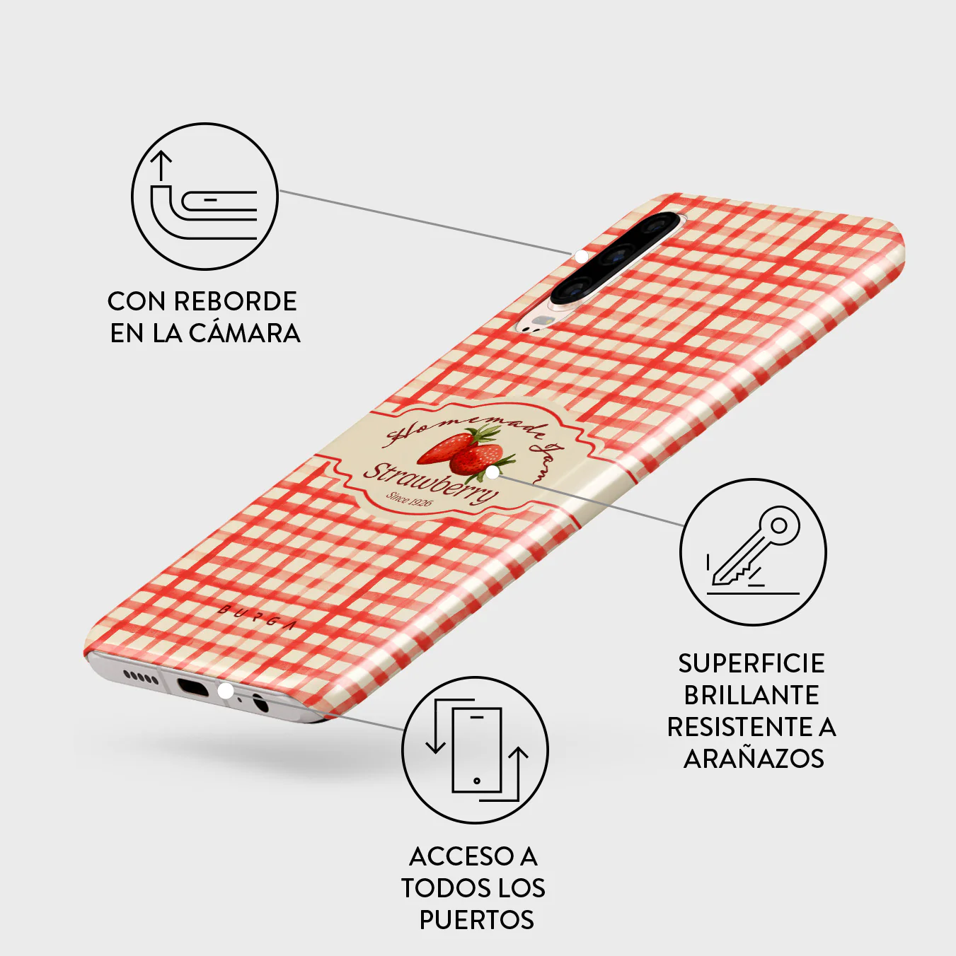 Grandma's Jam - Huawei P30 Funda - Image 3