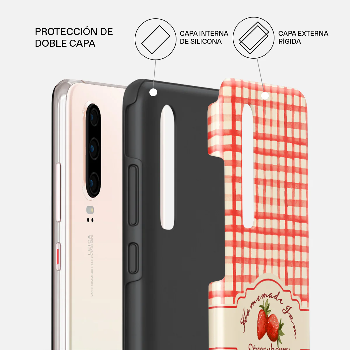 Grandma's Jam - Huawei P30 Funda - Image 6