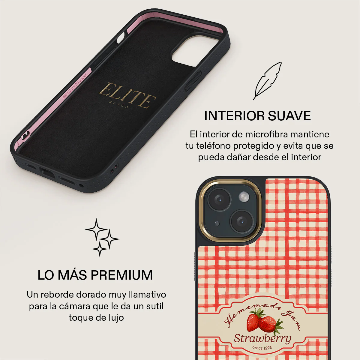 Grandma's Jam - iPhone 15 Funda - Image 10