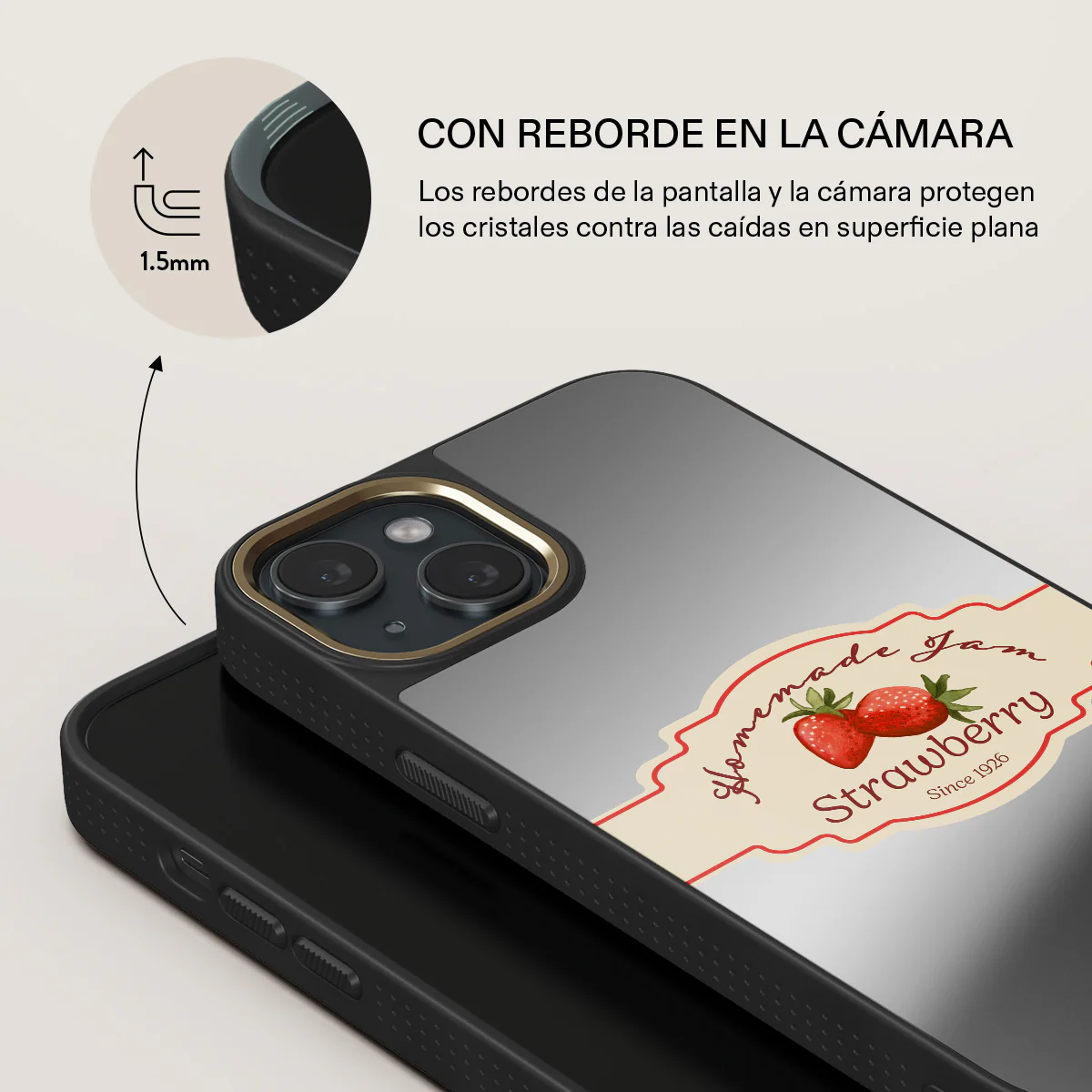 Grandma's Jam - iPhone 15 Funda - Image 30