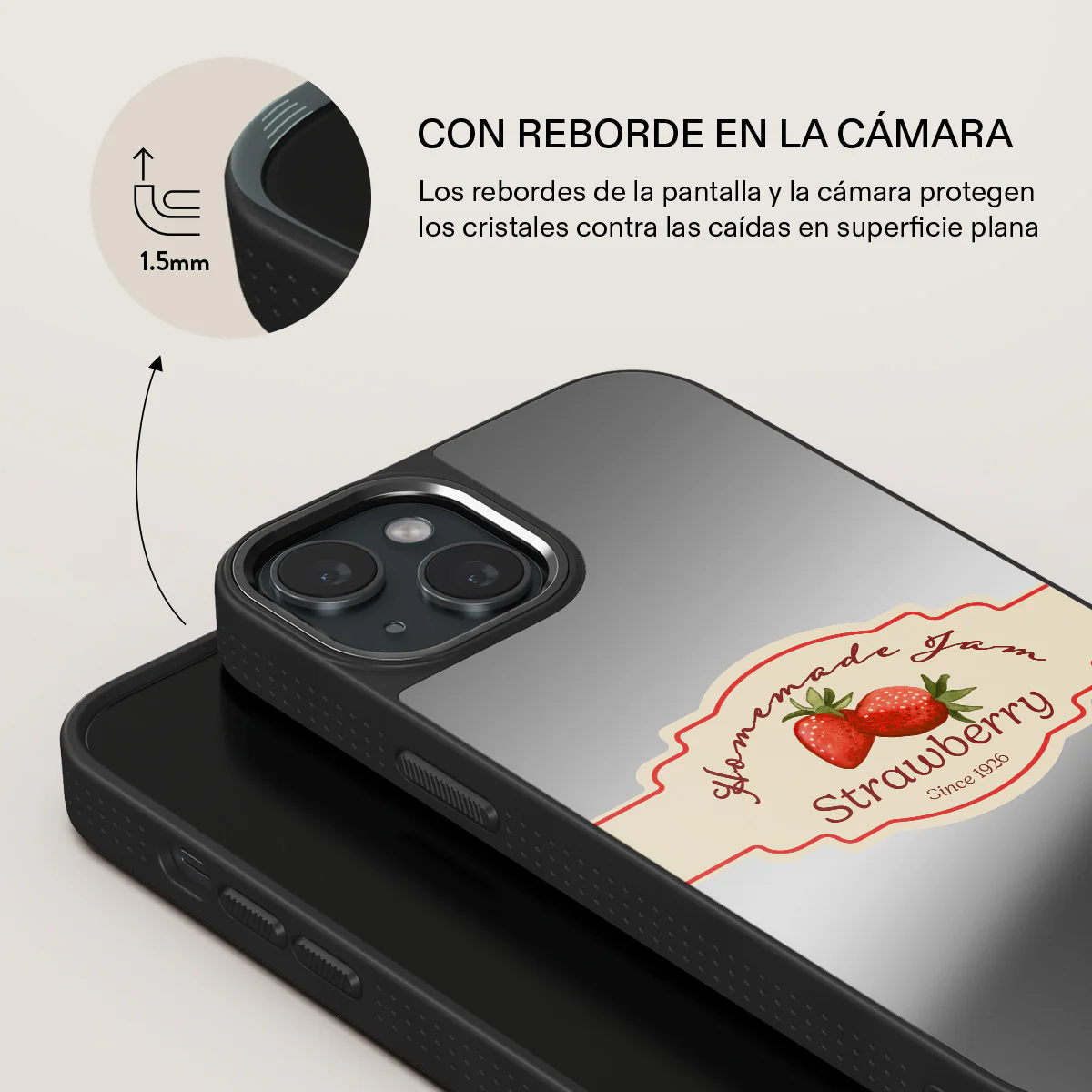Grandma's Jam - iPhone 15 Funda - Image 38