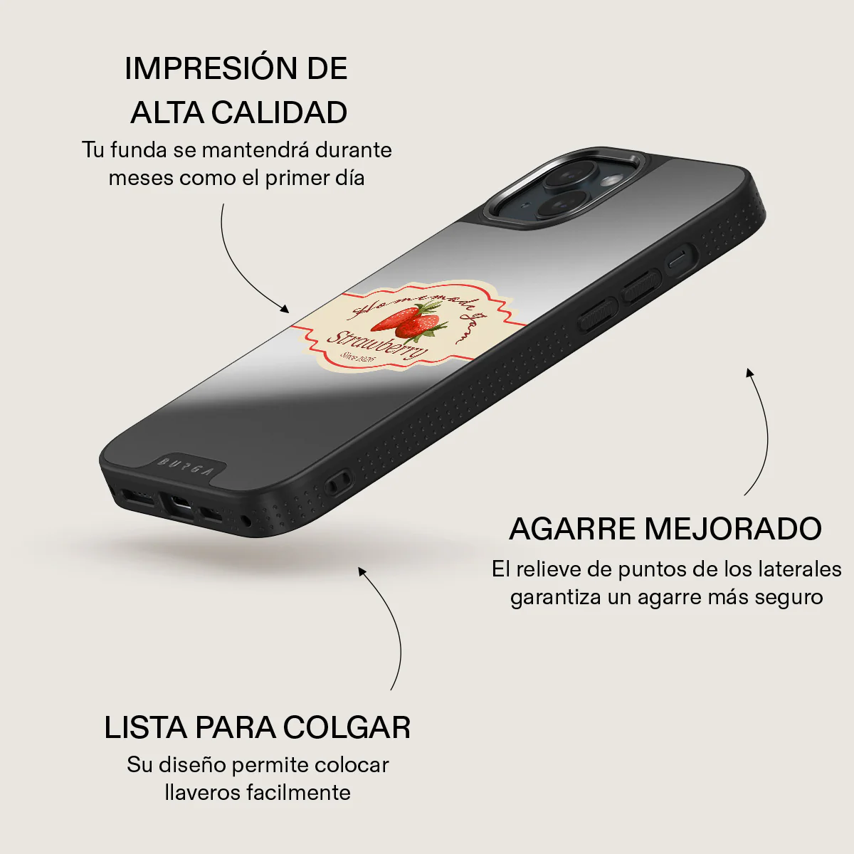 Grandma's Jam - iPhone 15 Funda - Image 39