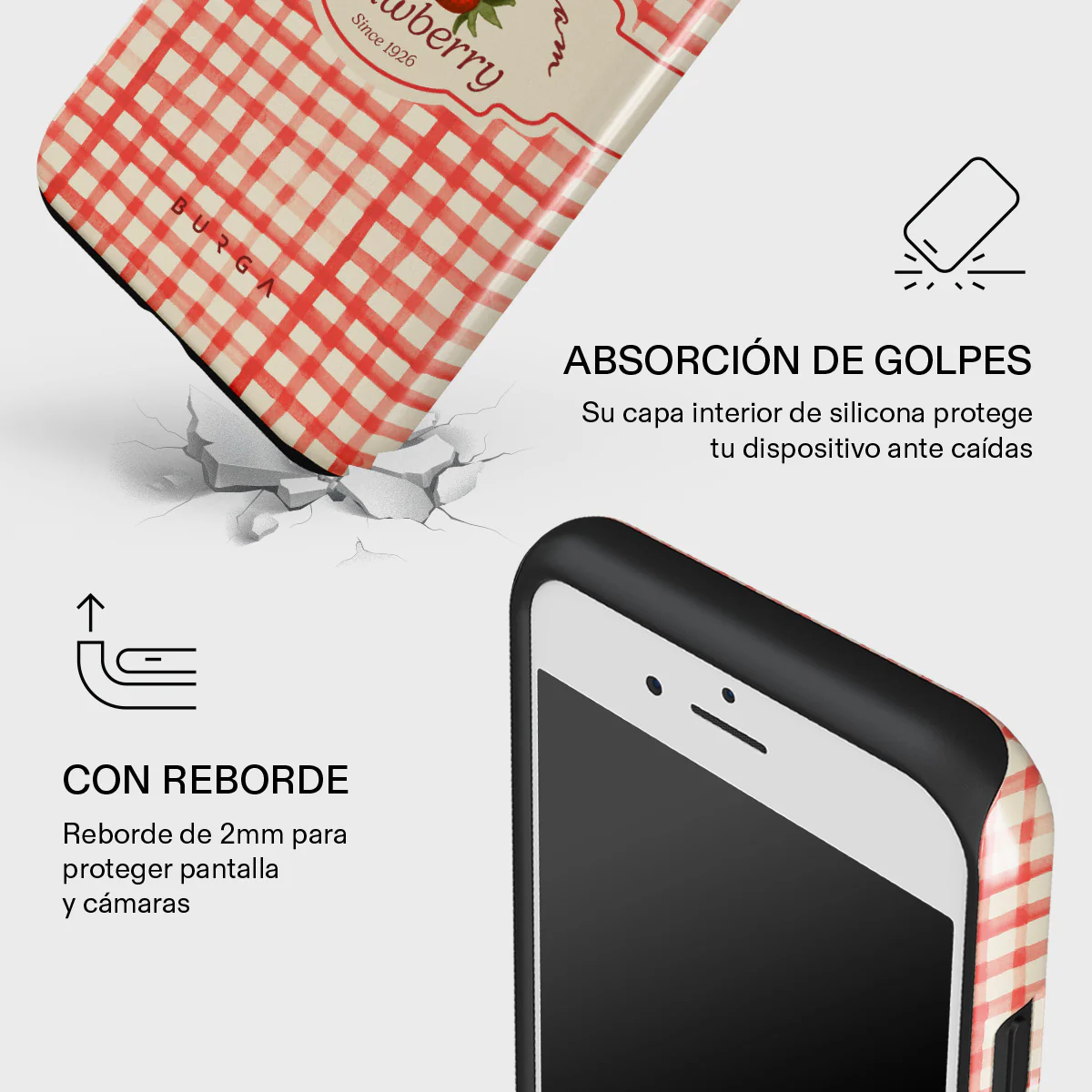 Grandma's Jam - iPhone SE (2022) Funda - Image 8