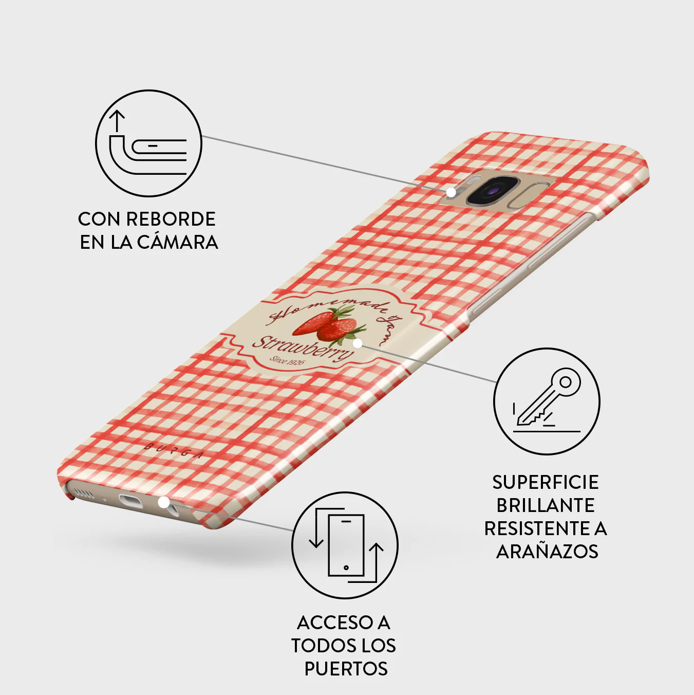 Grandma's Jam - Samsung Galaxy S8 Funda - Image 3