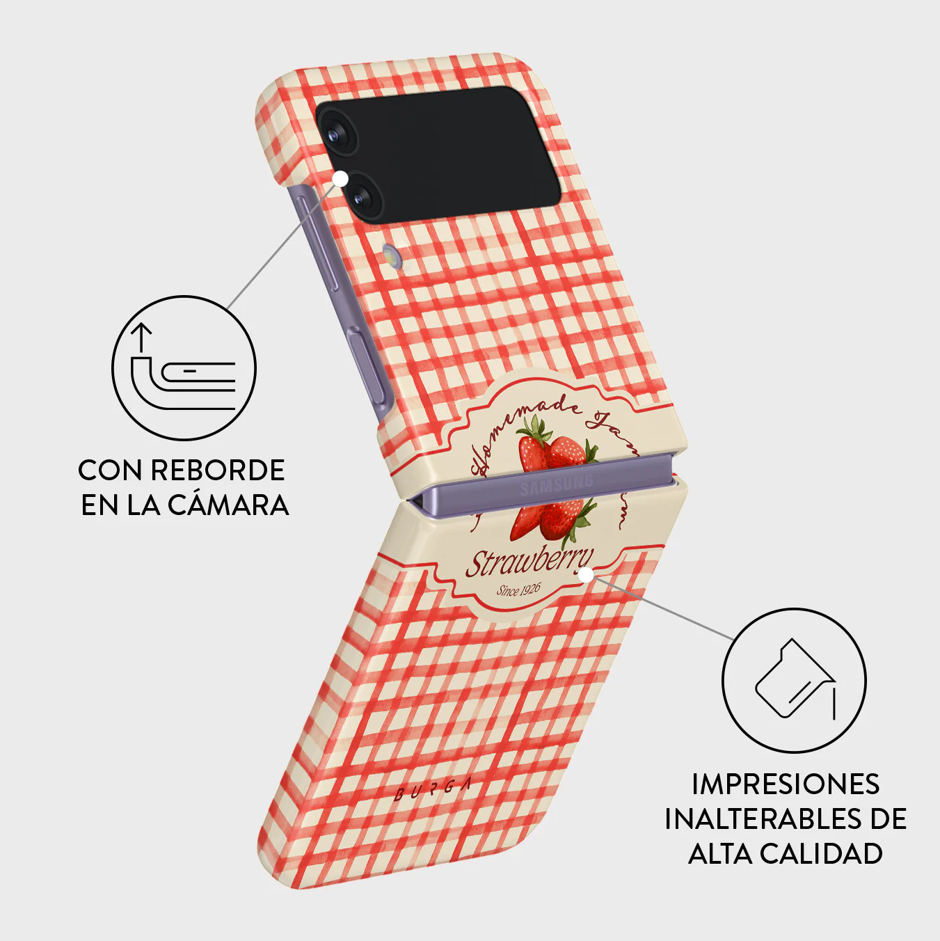 Grandma's Jam - Samsung Galaxy Z Flip 4 Funda - Image 3
