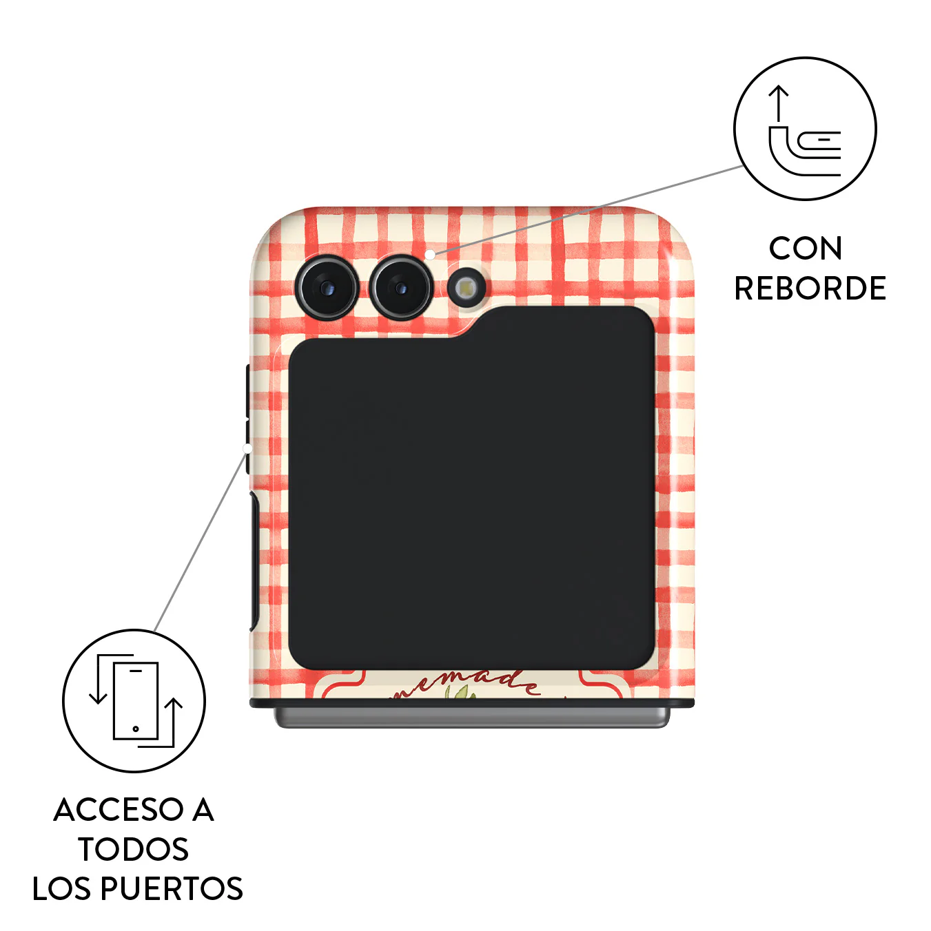 Grandma's Jam - Samsung Galaxy Z Flip 5 Funda - Image 3
