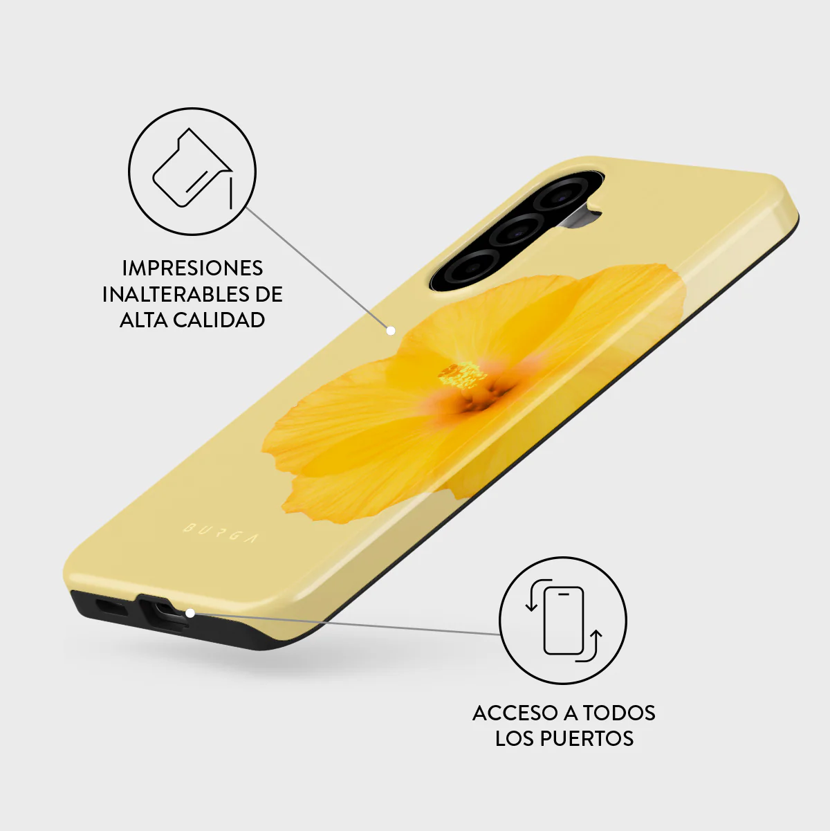 Hibiscus - Samsung Galaxy A57 5G Funda - Image 3