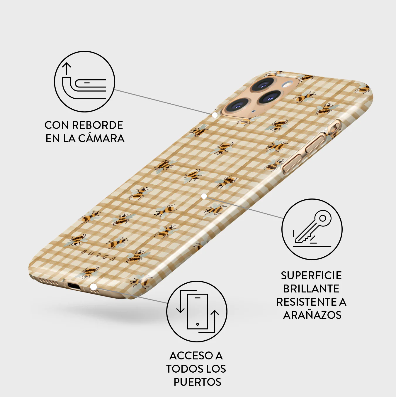 Honeycomb - iPhone 11 Pro Funda - Image 3