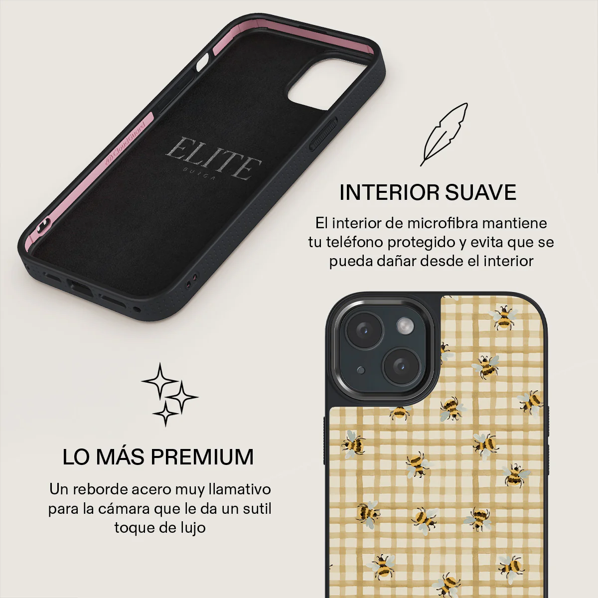 Honeycomb - iPhone 15 Funda - Image 17