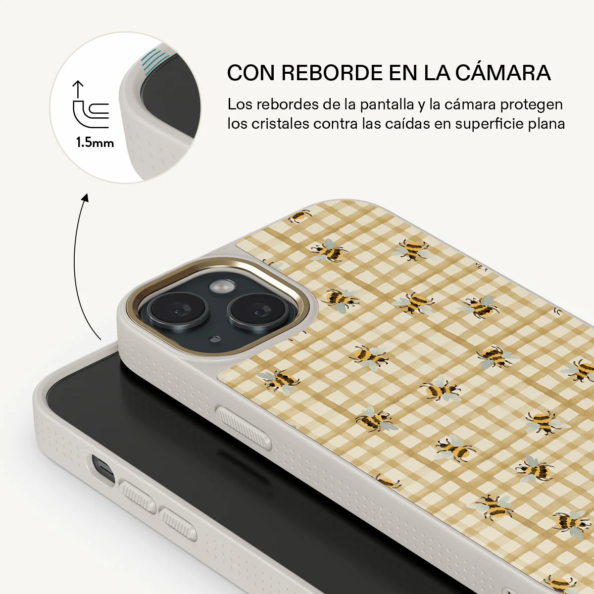 Honeycomb - iPhone 15 Funda - Image 22