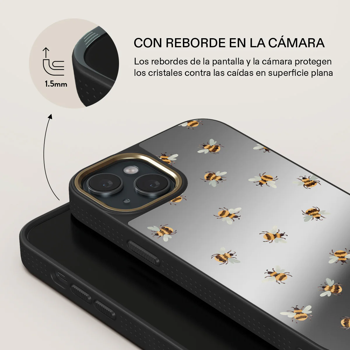 Honeycomb - iPhone 15 Funda - Image 30