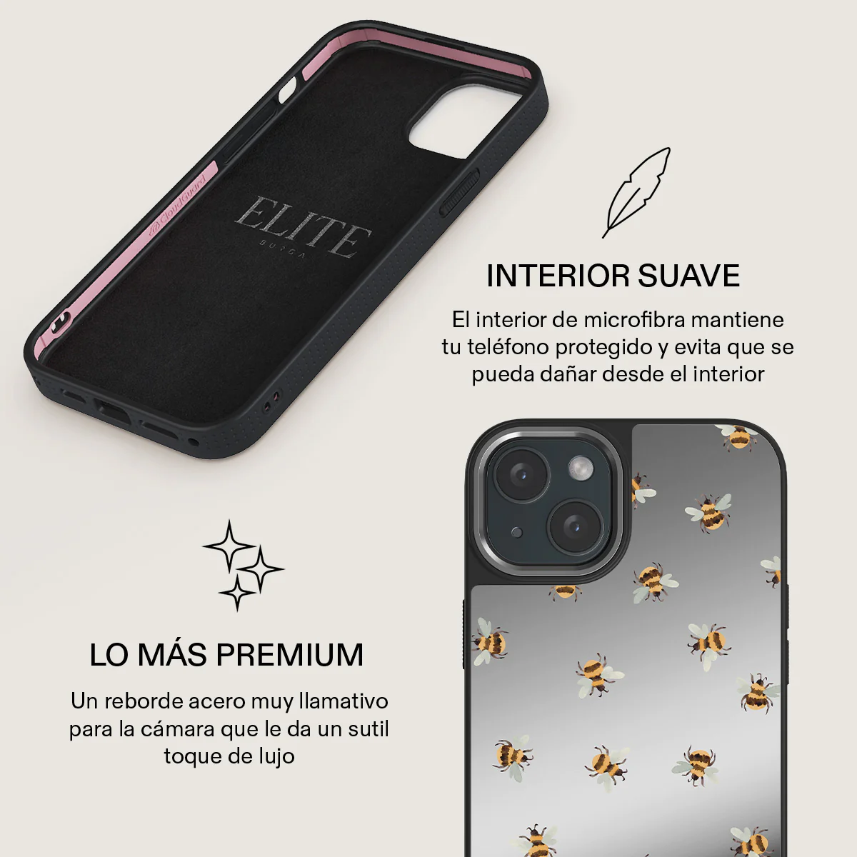 Honeycomb - iPhone 15 Funda - Image 40