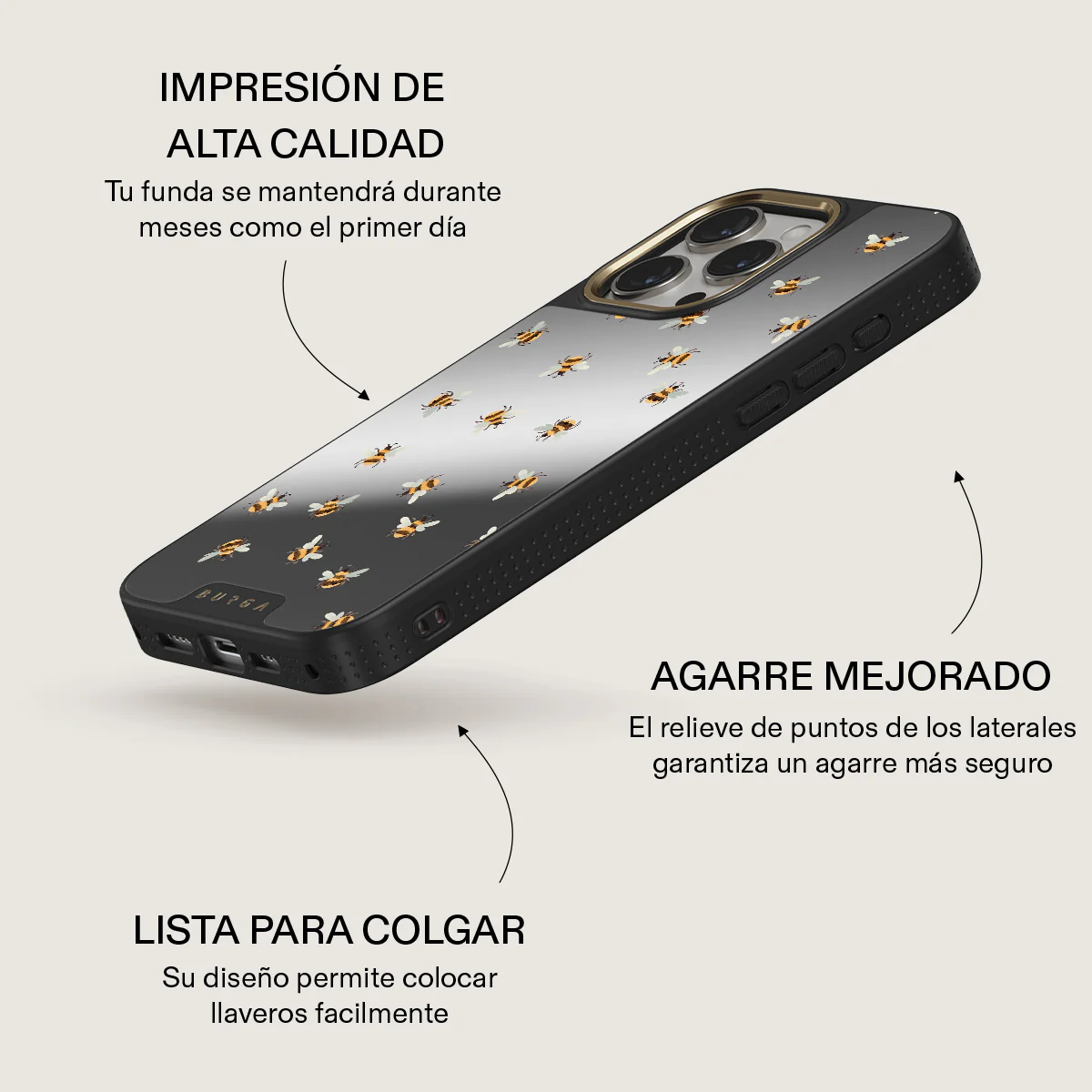 Honeycomb - iPhone 15 Pro Funda - Image 31