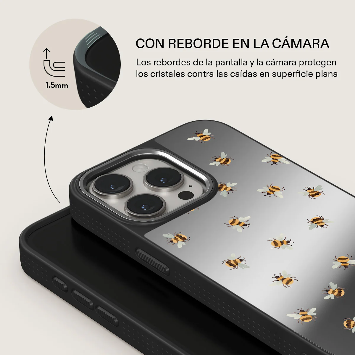 Honeycomb - iPhone 15 Pro Funda - Image 38