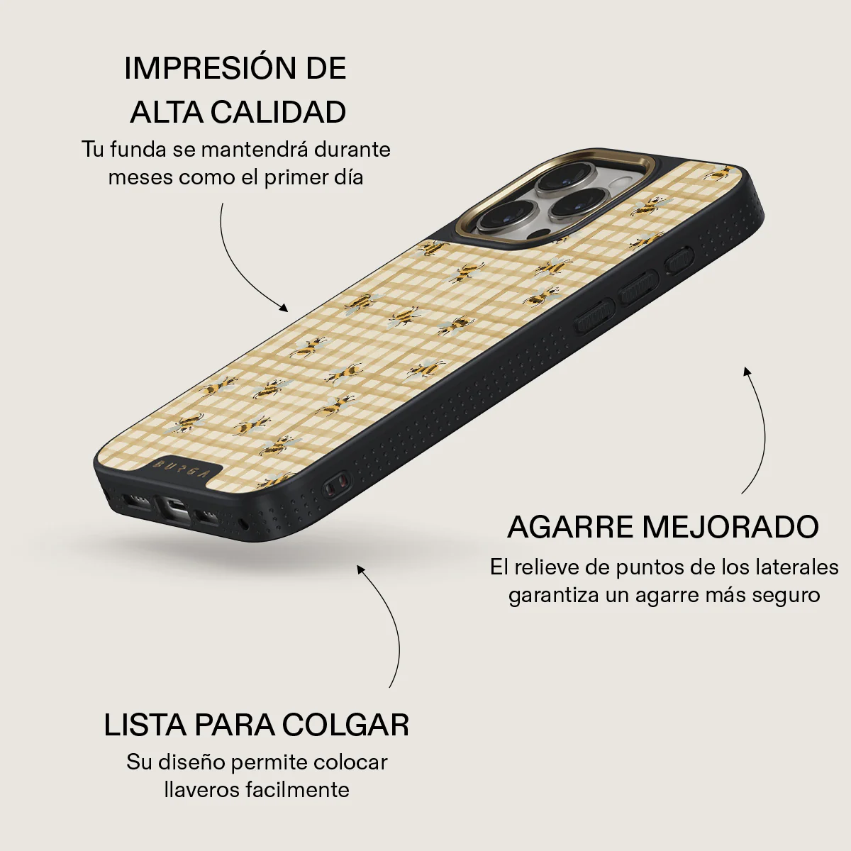 Honeycomb - iPhone 15 Pro Funda - Image 9