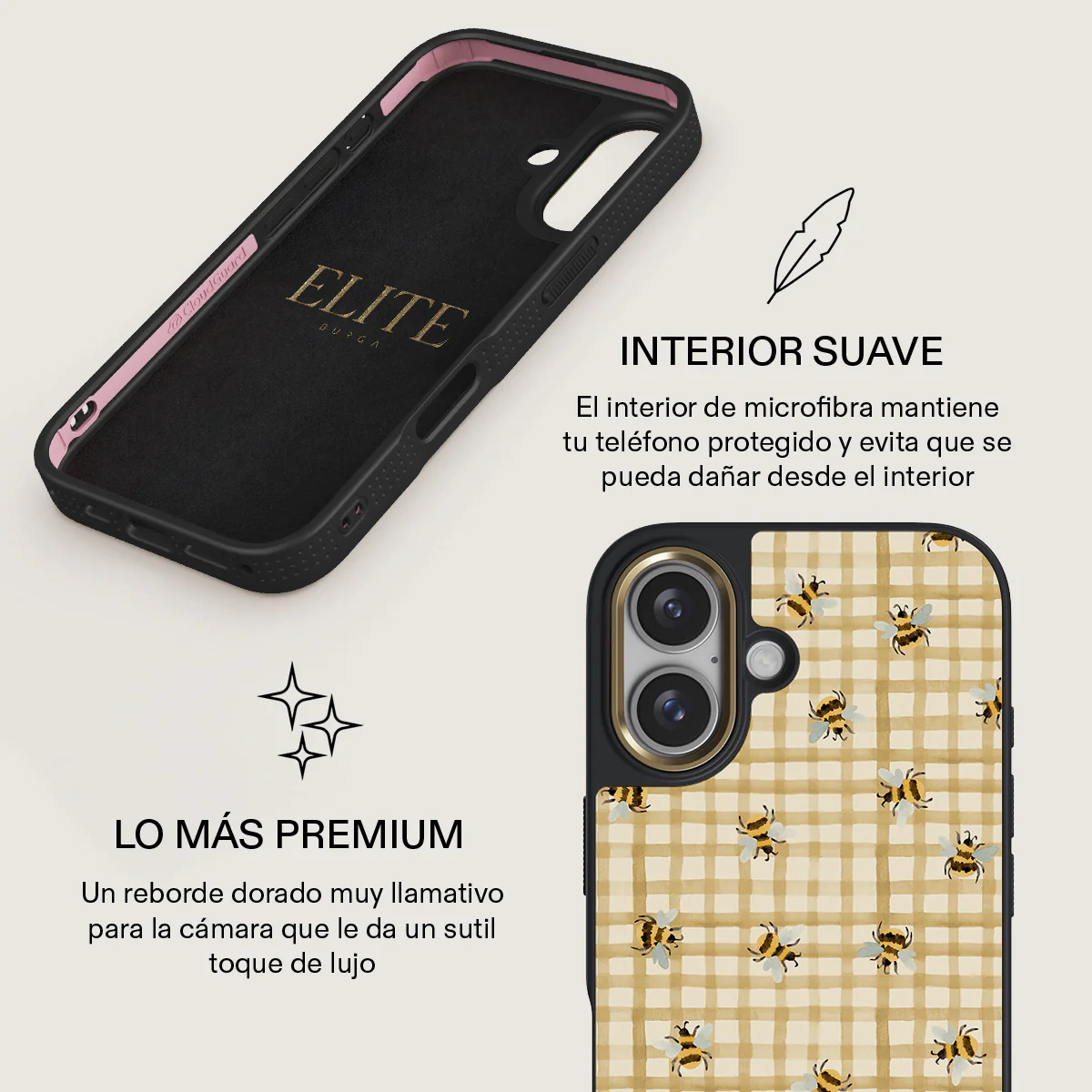 Honeycomb - iPhone 16 Funda - Image 11