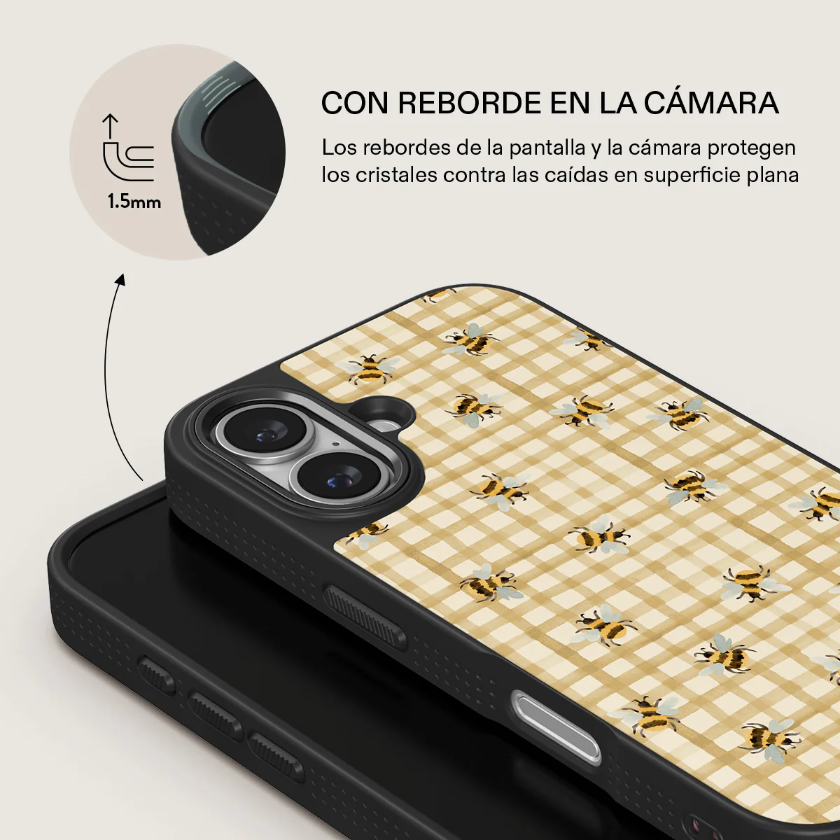 Honeycomb - iPhone 16 Plus Funda - Image 16